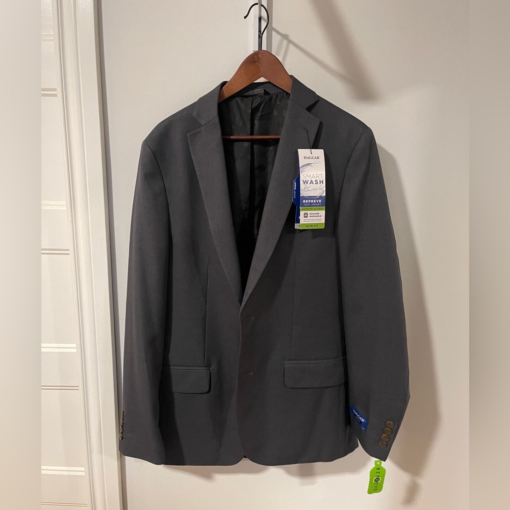 Men’s Haggar smart wash sport coat NWT 42L